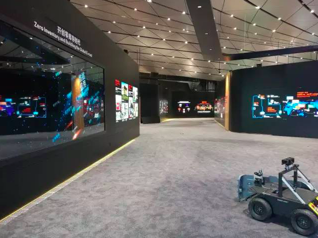 阿里巴巴菜鸟展厅显示系统.png